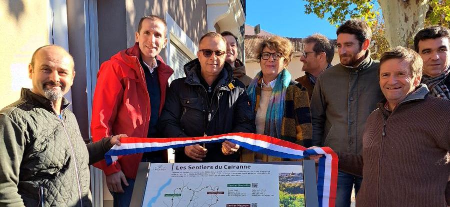 [Cairanne] Inauguration de deux sentiers viticoles