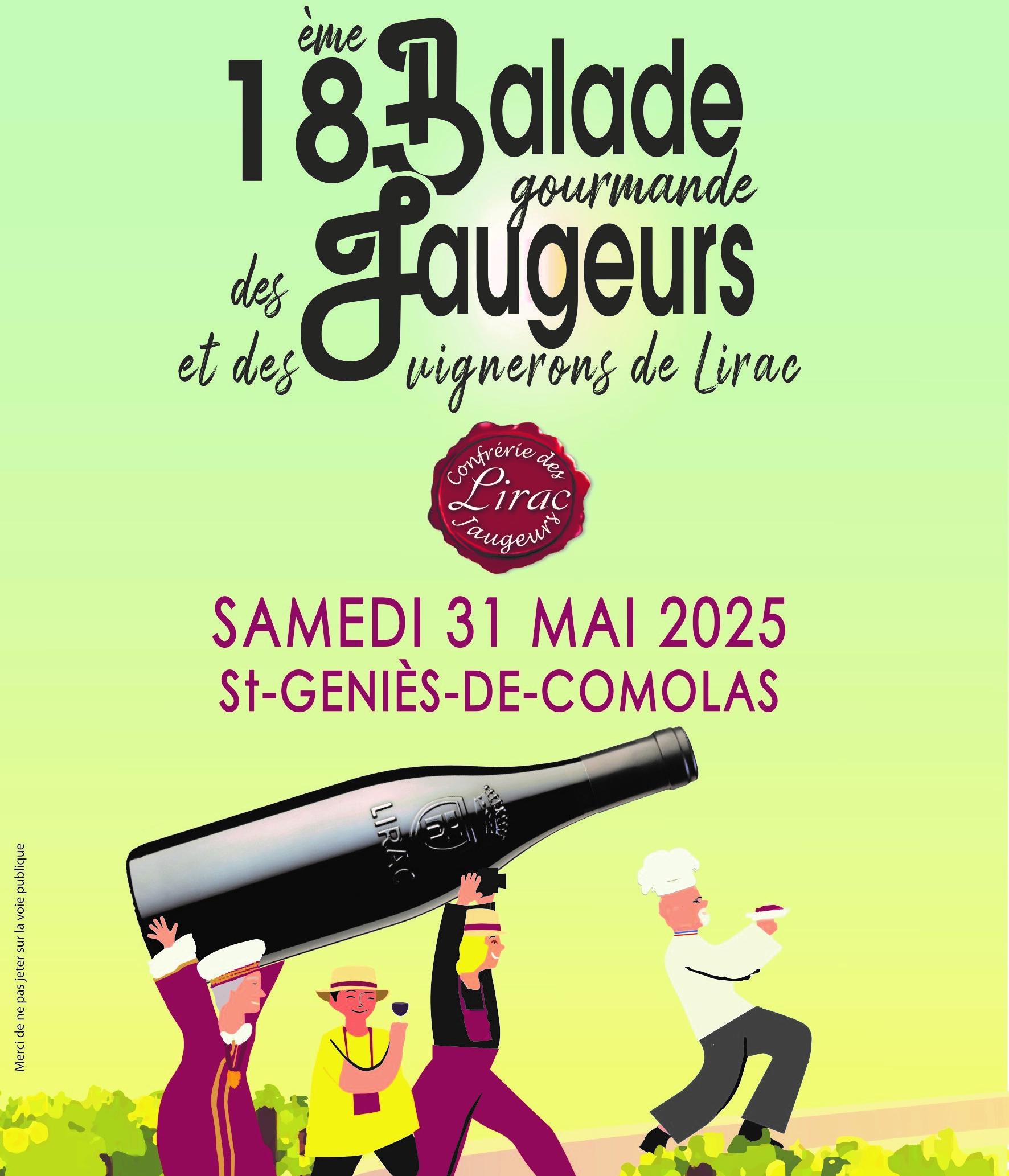 18è Balade Gourmande des Jaugeurs et des Vignerons de Lirac