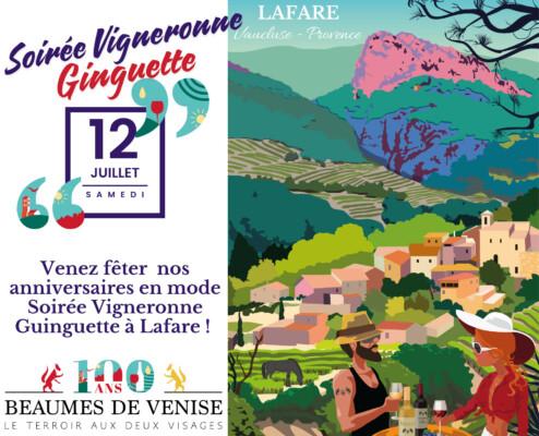 Soirée Vigneronne Guinguette à Lafare (84)