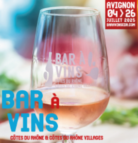 Le Bar à vins des Côtes du Rhône au Festival d'Avignon