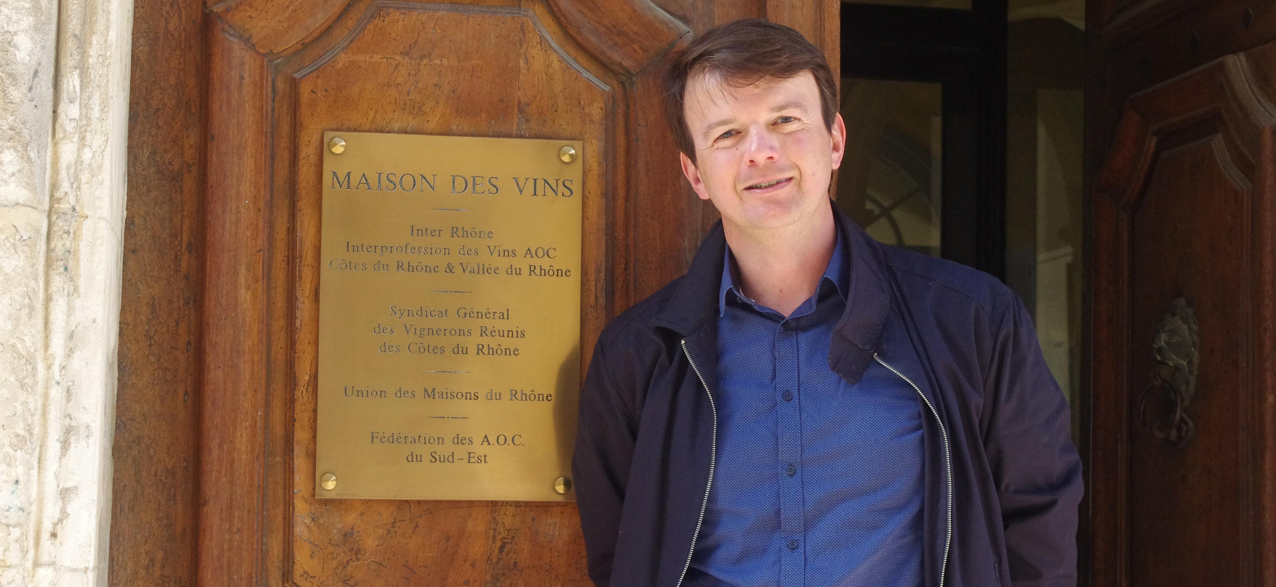 Denis Guthmuller, nouveau président du Syndicat général des Côtes du Rhône