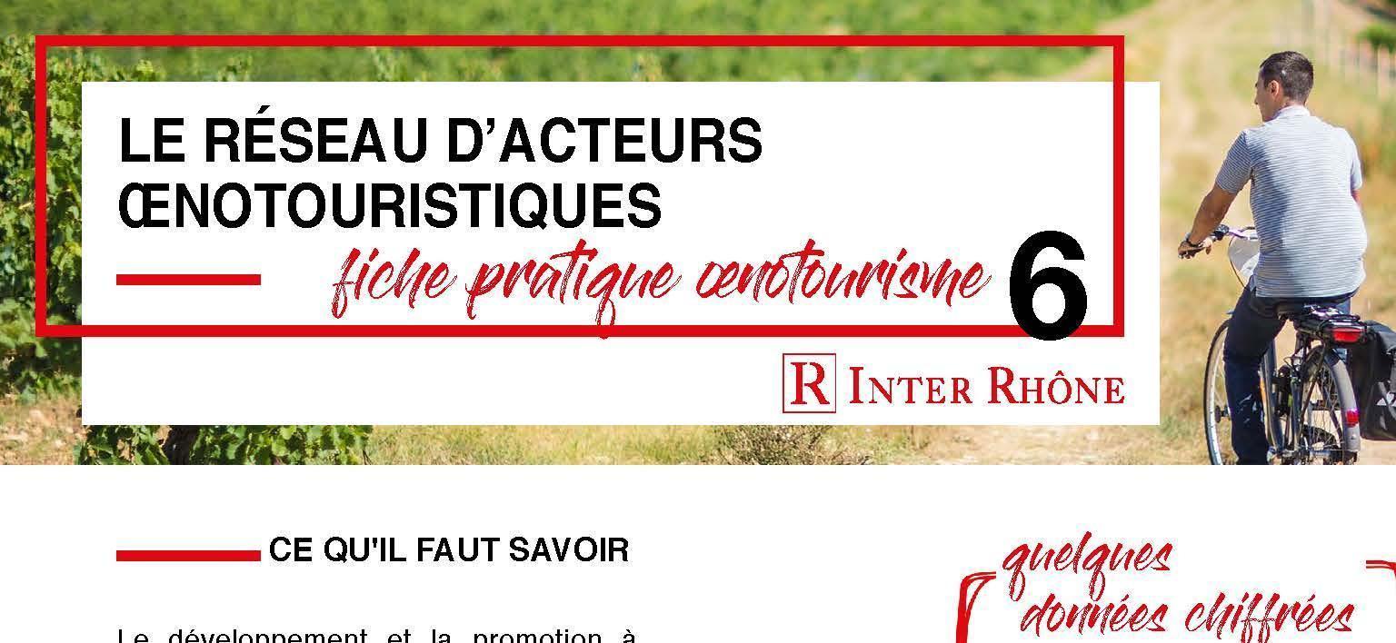 Le réseau des acteurs œnotouristiques