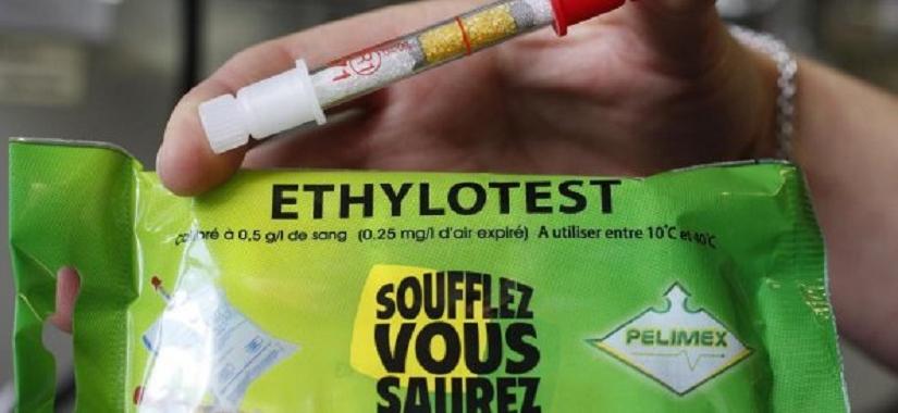 Obligation de vendre des éthylotests
