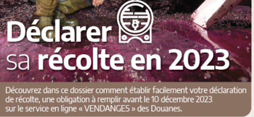 Déclarer sa récolte en 2023